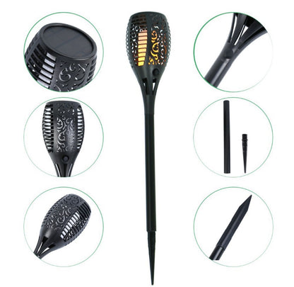 SOLAR FLAME (Pack De 4 Antorchas Solar 55cm)