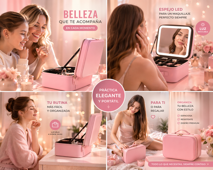 GLOW CASE (Cosmetiquero portátil con luz)