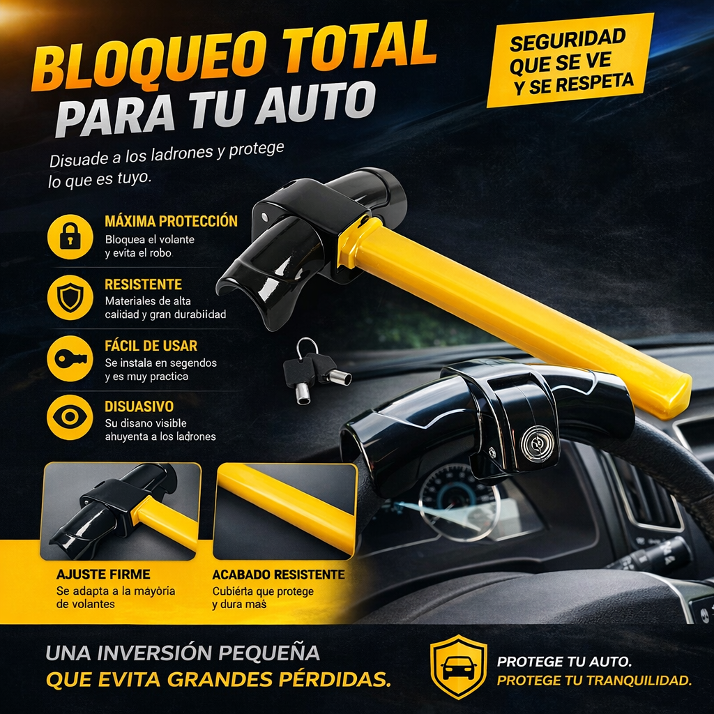 SECURE DRIVE (Seguro Traba Volante)