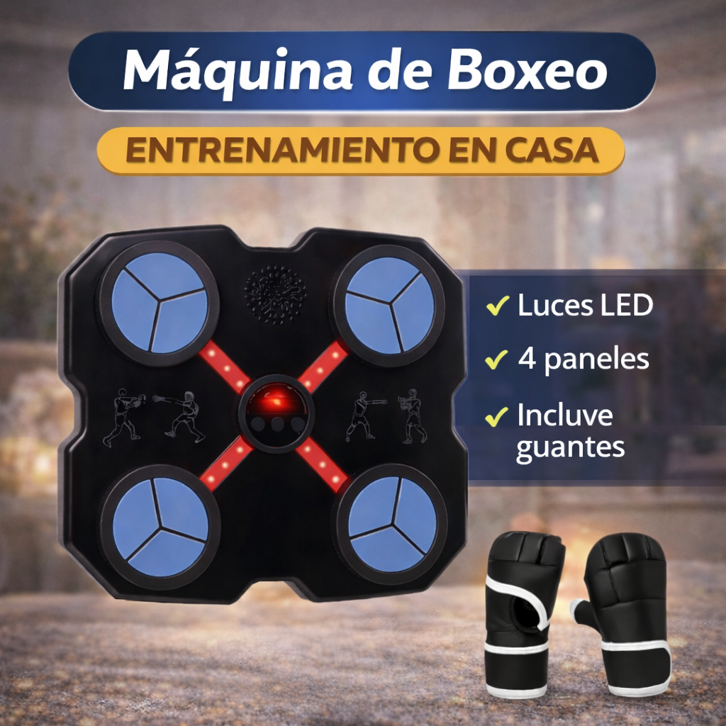 PUNCH FORCE PRO (Maquina De Boxeo Con Guantes)
