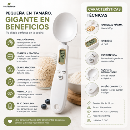 NutriBalance™ Cuchara Bascula