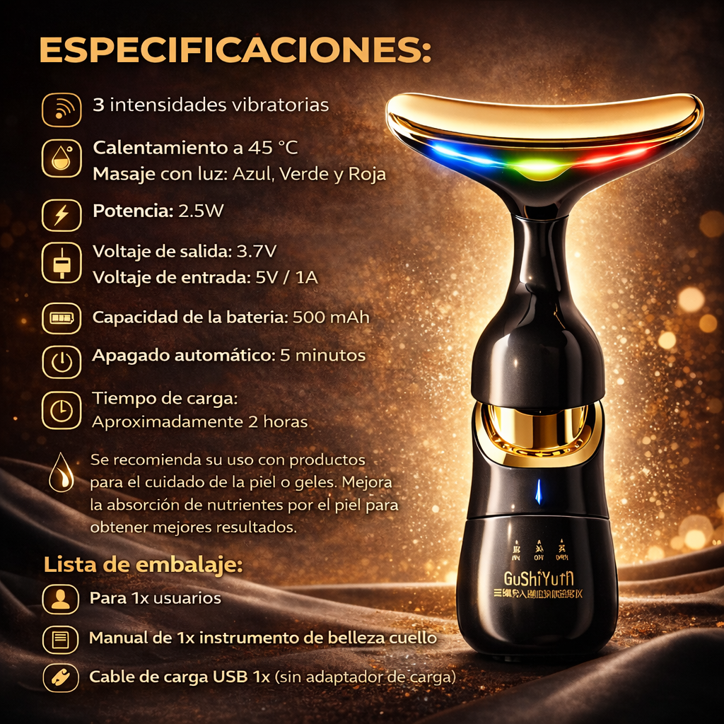 AURALIFT (Masajeador Reductor De Papada Facial)