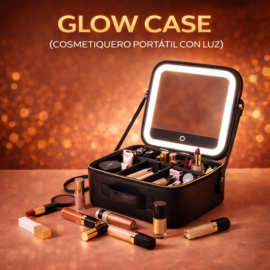 GLOW CASE (Cosmetiquero portátil con luz)