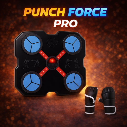 PUNCH FORCE PRO (Maquina De Boxeo Con Guantes)