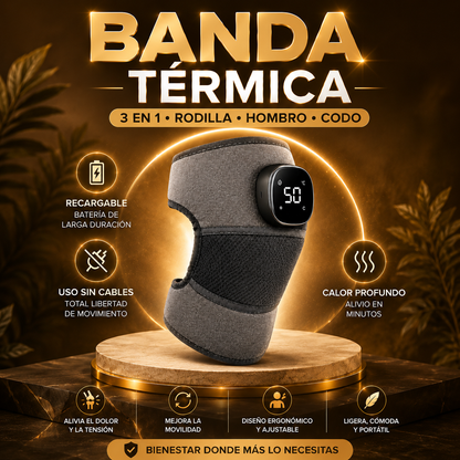 3 EN 1 - RODILLERA ELECTRICA RECARGABLE