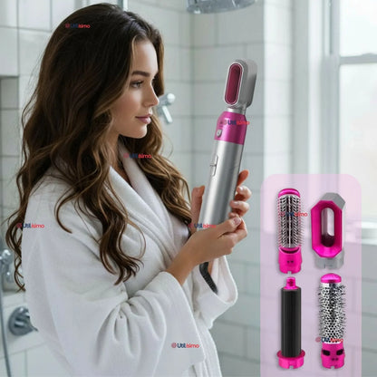 AURA PRO STYLE (Cepillo Secador 5 En 1 Profesional)